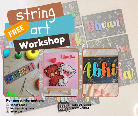 Discover the Art of String Art: Join Our Free Workshop!