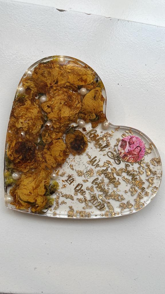 Hearts Delight: Resin Heart Keepsake