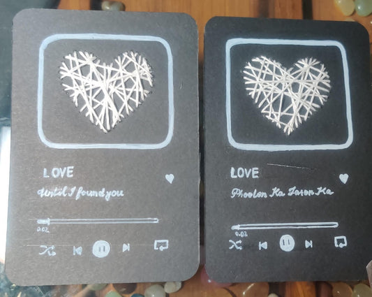 String Heart Spotify Card