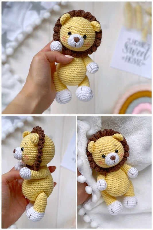 Roaring Creativity With Mini Lion Crochet Doll