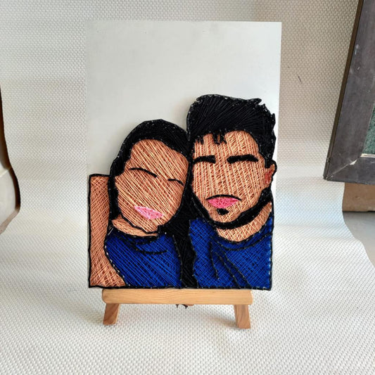 Strings of Love: Couple String Art Table Decor