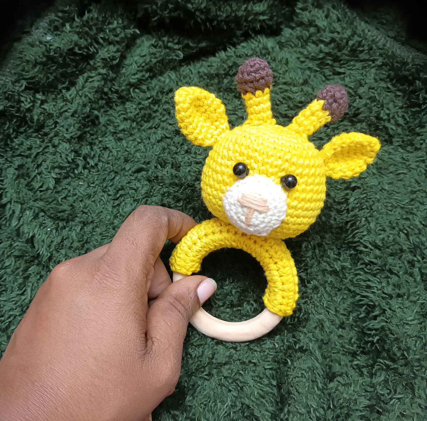 Sunny Safari Giraffe Rattle