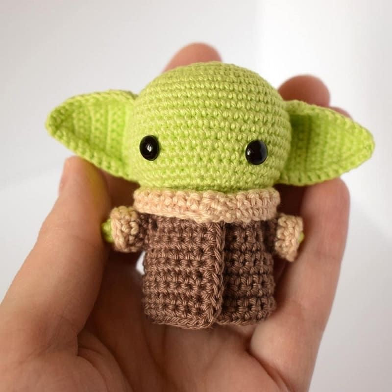 Adorable Bliss Baby Yoda Crochet kawaii product