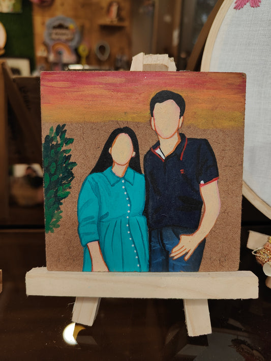 Eternal Togetherness A Handmade Couple's Portrait