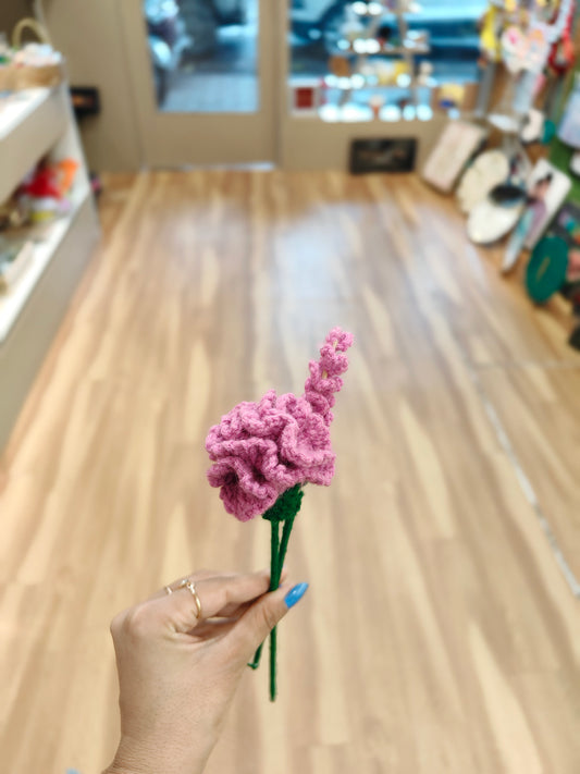 BlushBloom Crochet Flower