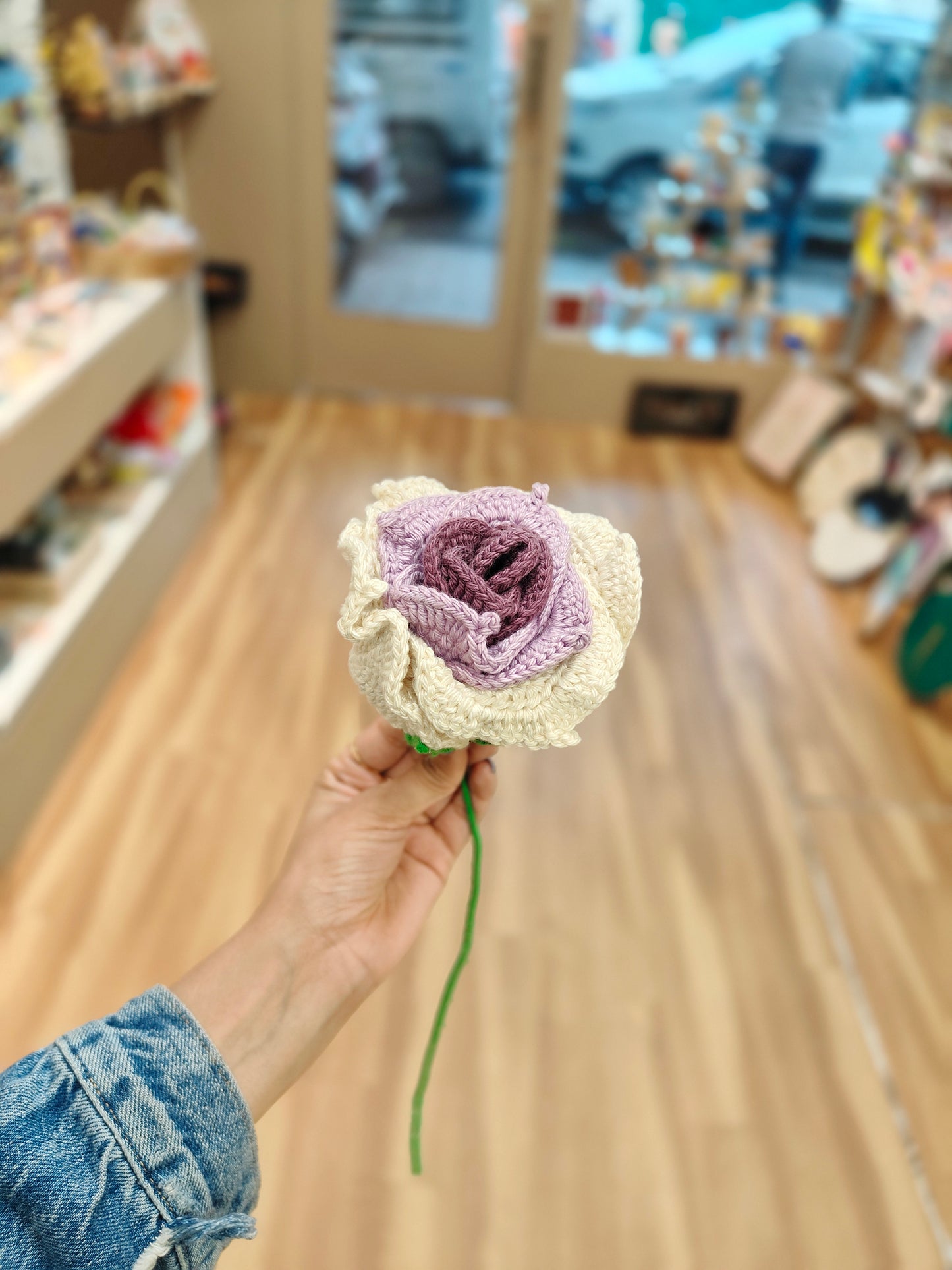 Blossom Knit Crochet Flower