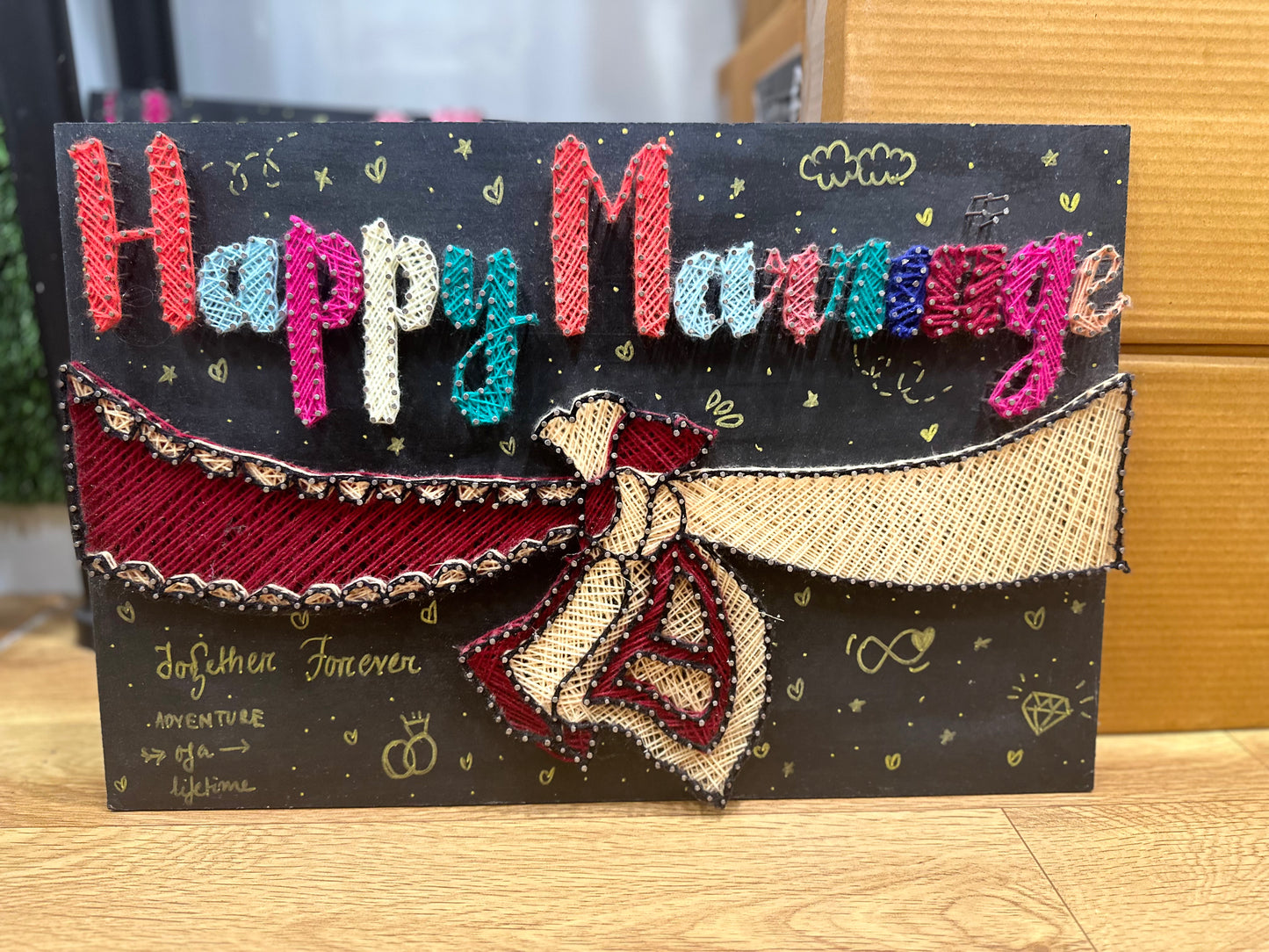 Joyful Union String Art