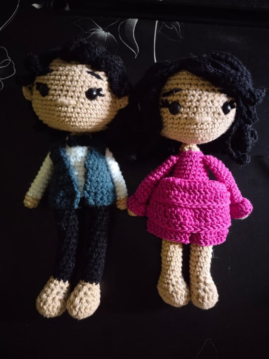 Couple Crochet Dolls