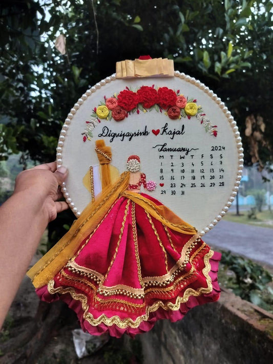 Enchanted Love Embroidery Hoop