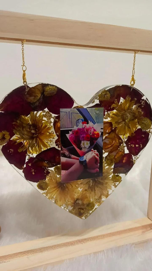 Enchanted Heart Resin Frame