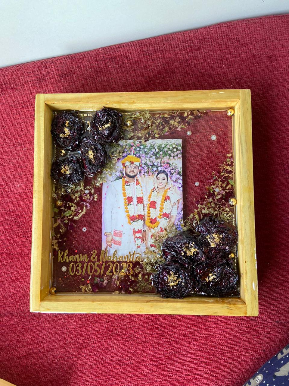 Eternal Bond Varmala preservation Resin Frame