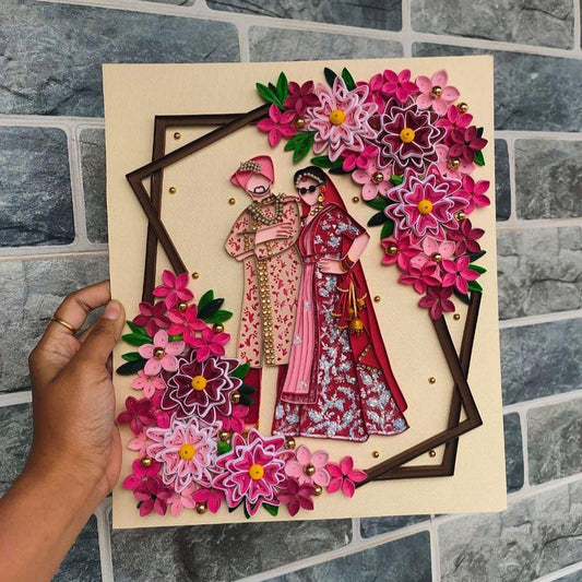 Quilling Craft Masterpiece Portrait