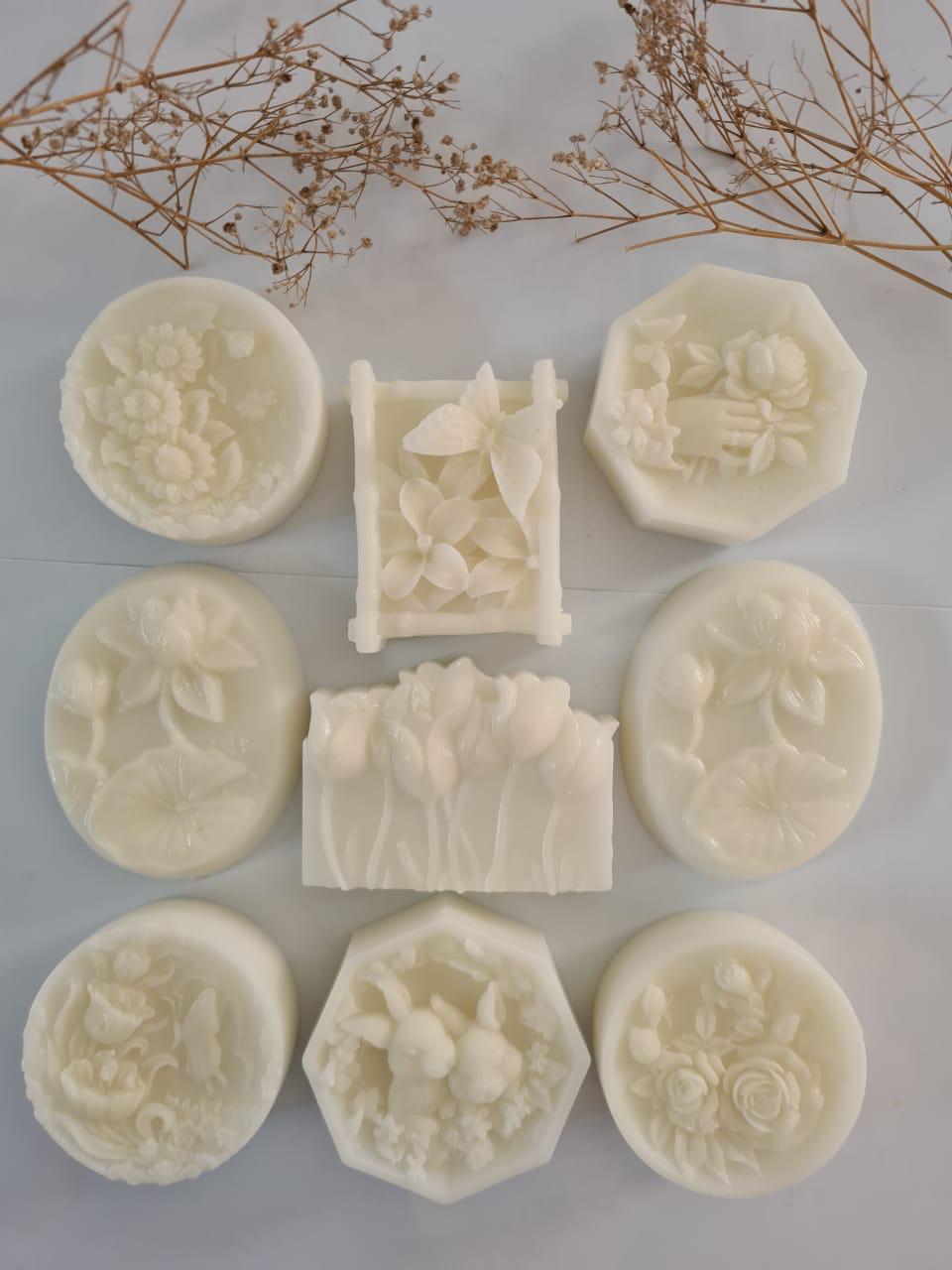 Whispering White Soaps