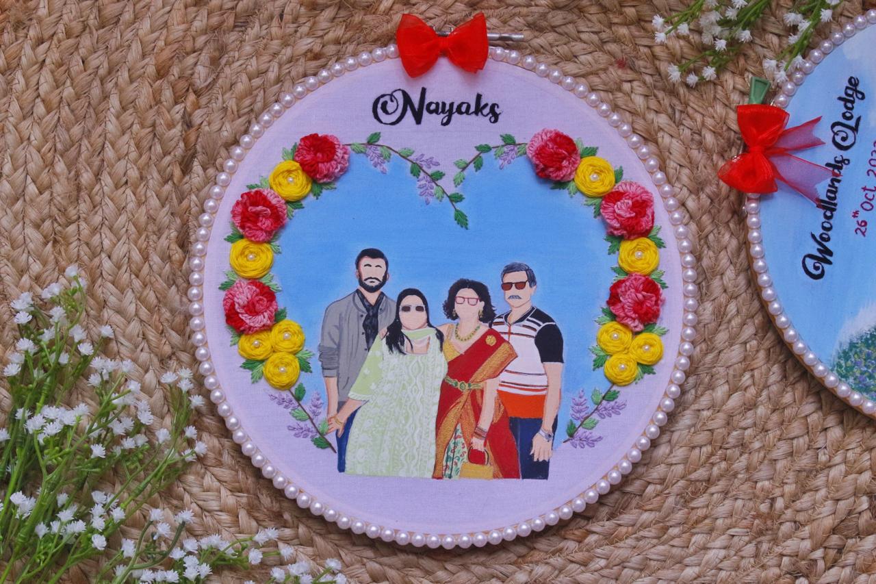 Forever Family Embroidery Hoop