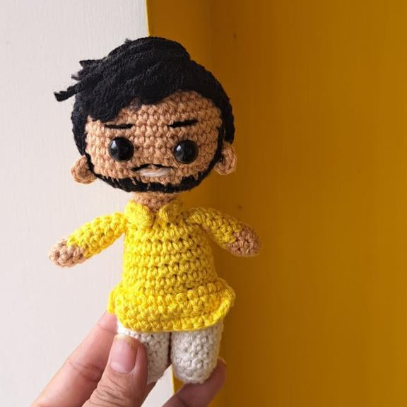 CuddleSprout Boy Crochet Doll