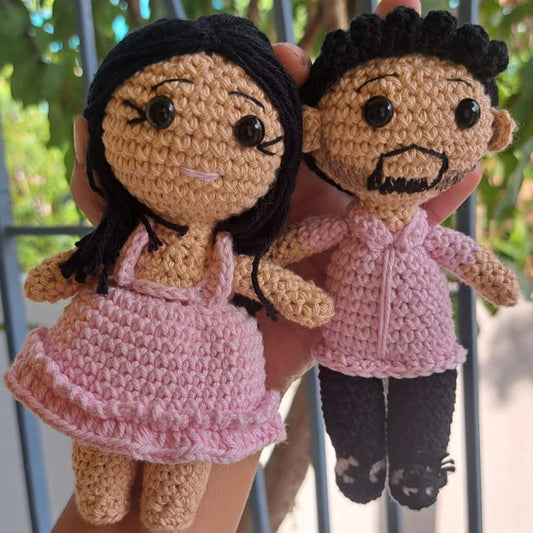 Tangled Soulmates Crochet Doll