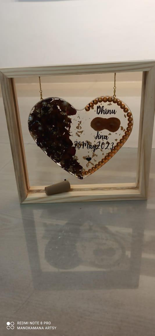 Radiant Heart Resin Frame