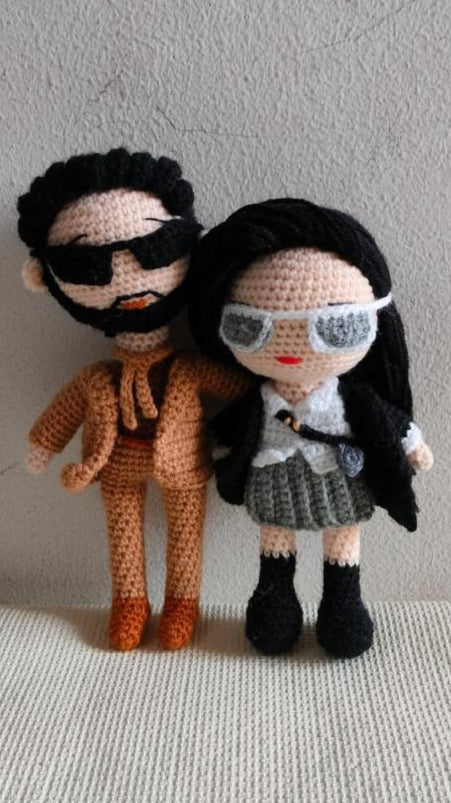 Love Knots: Handmade Crochet Couple Dolls