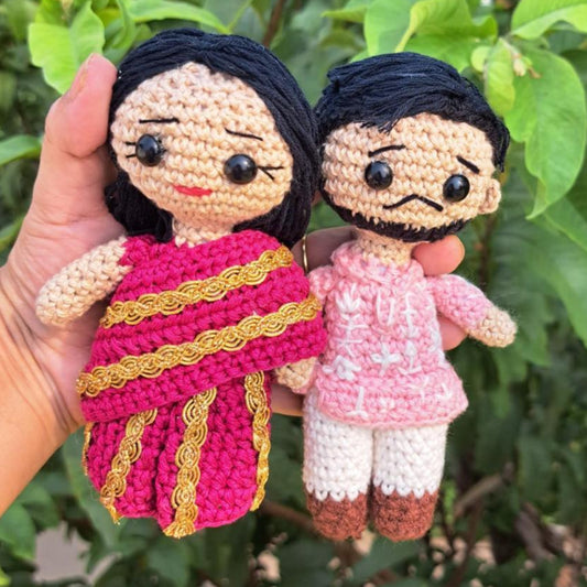 KnotHeart Crochet Doll