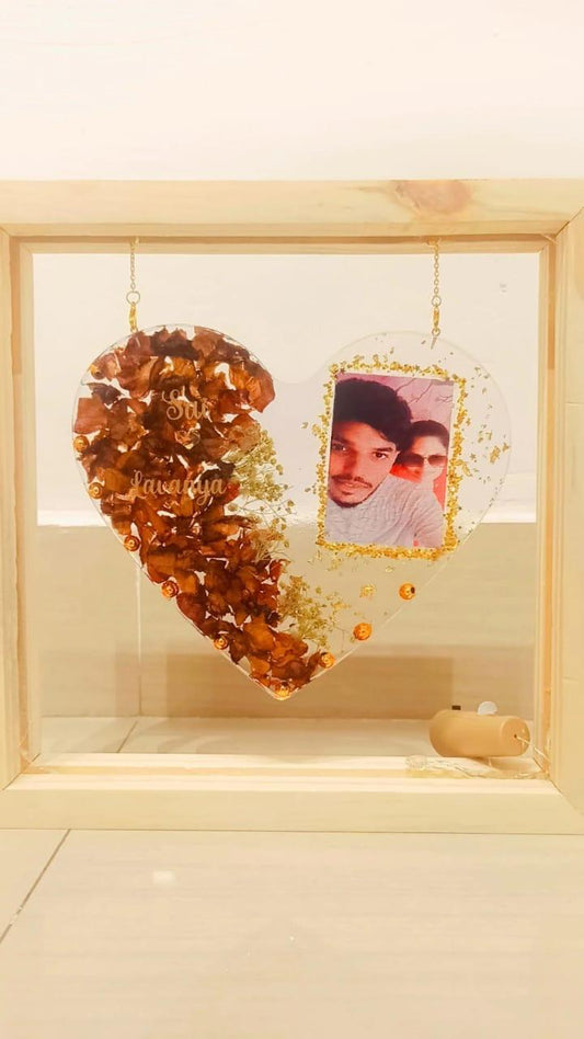 Glowing Memories Heart Frame