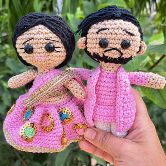 SnuggleSoul Pair Crochet Doll