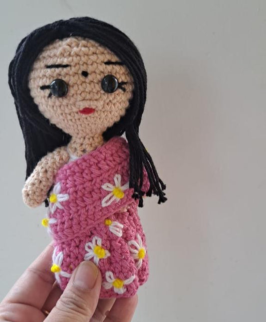 GracefulBloom Crochet Doll