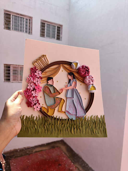 Floral Fantasy Quilling art