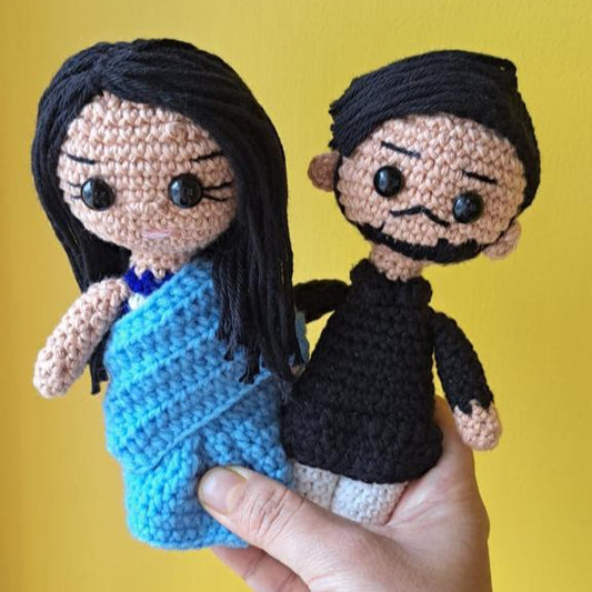 HeartStrings Pair Crochet Doll