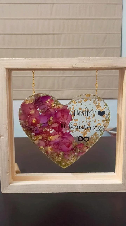 Eternal Resin Heart Frame