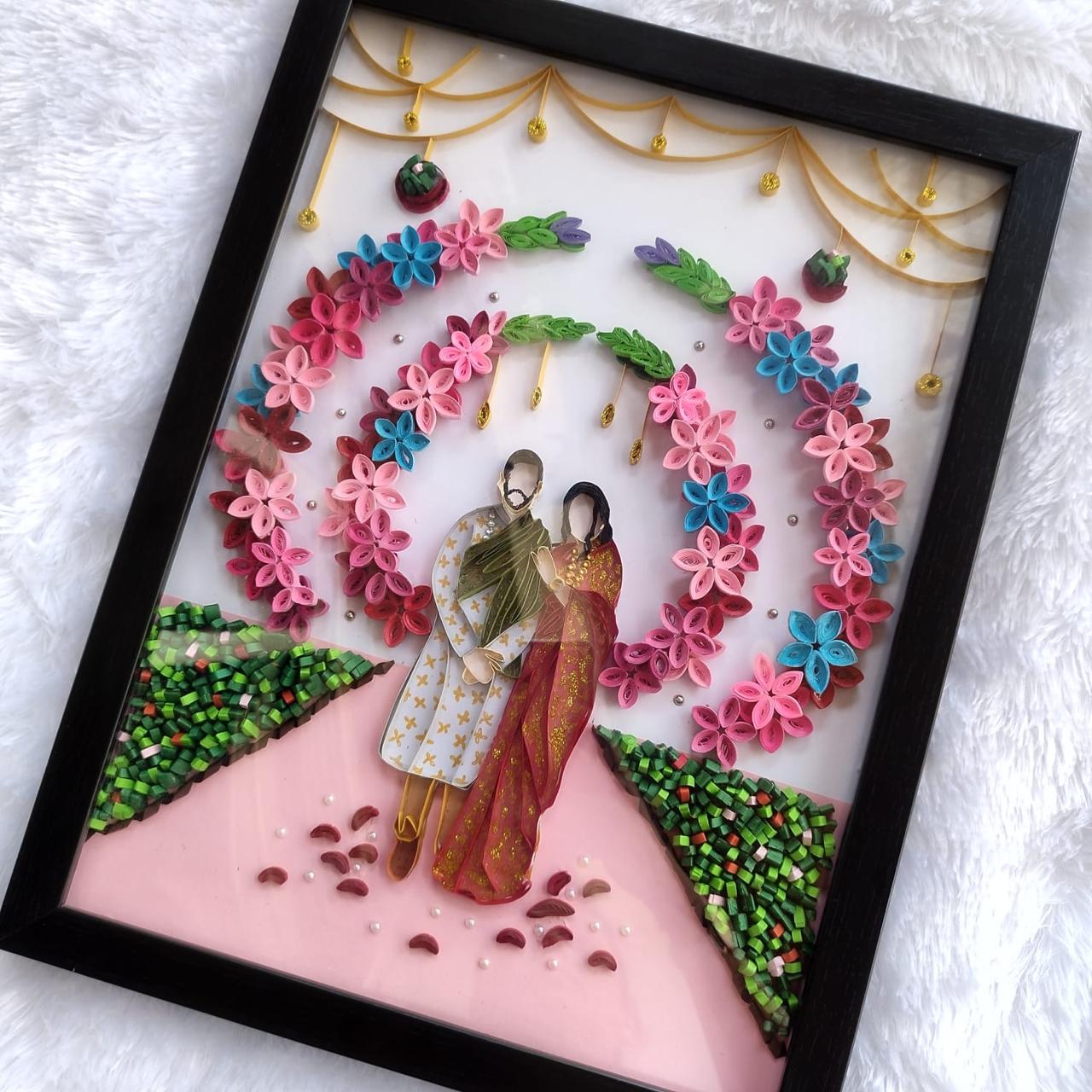 Eternal Love Quilling Portrait