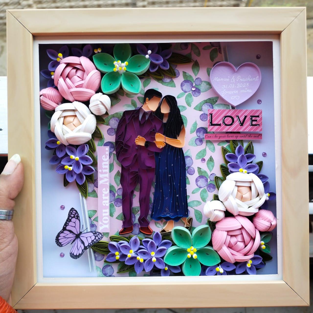 LoveFlutter Quilling Portraits