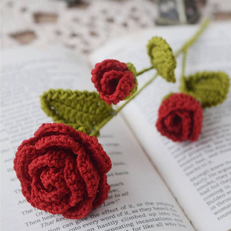 RoseWhisper Bloom flower crochet