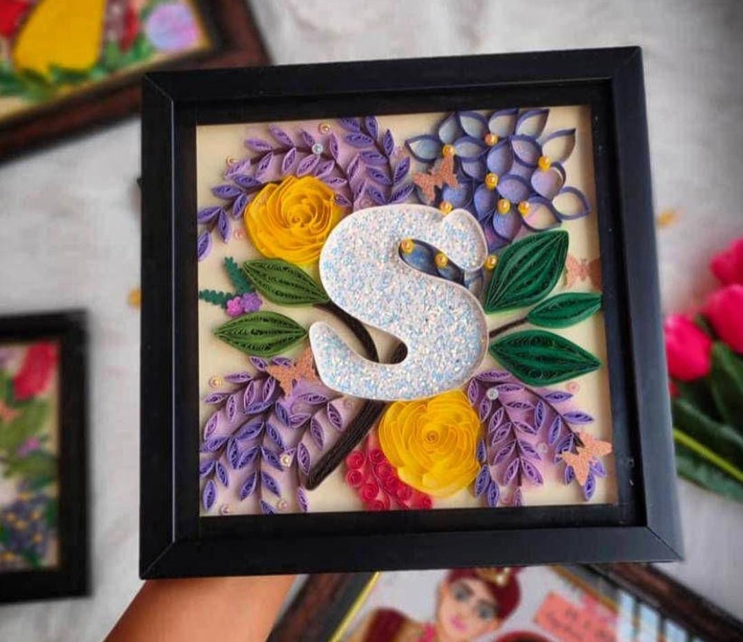 Quilling Craft Alphabet Collection