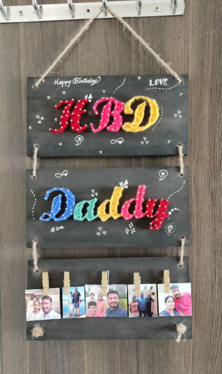 Dad's Threads of Love string art