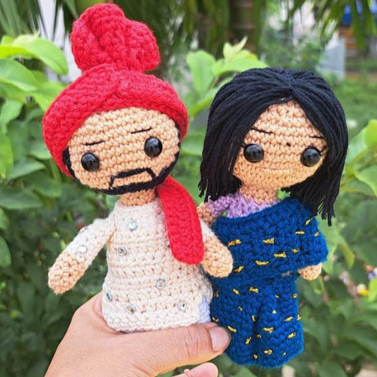 Eternal Knot Crochet Couple