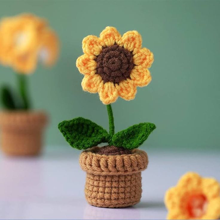 Solara Bloom flower crochet