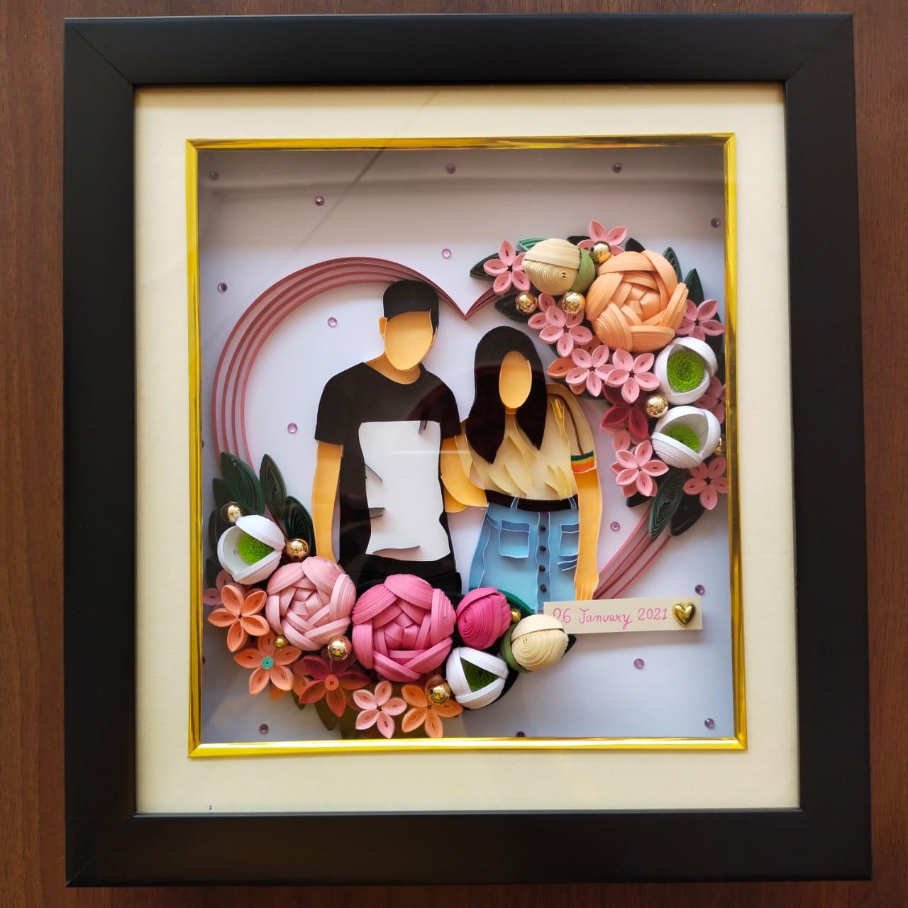 LoveFlutter Quilling Portraits