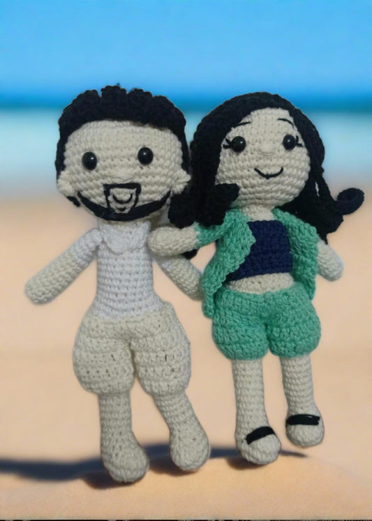 cuple crochet Stitches Creations dolls