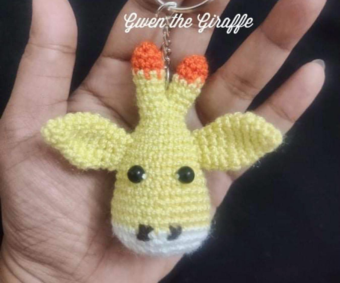 Cuddly Companions: Handcrafted Crochet Animal Keyrings