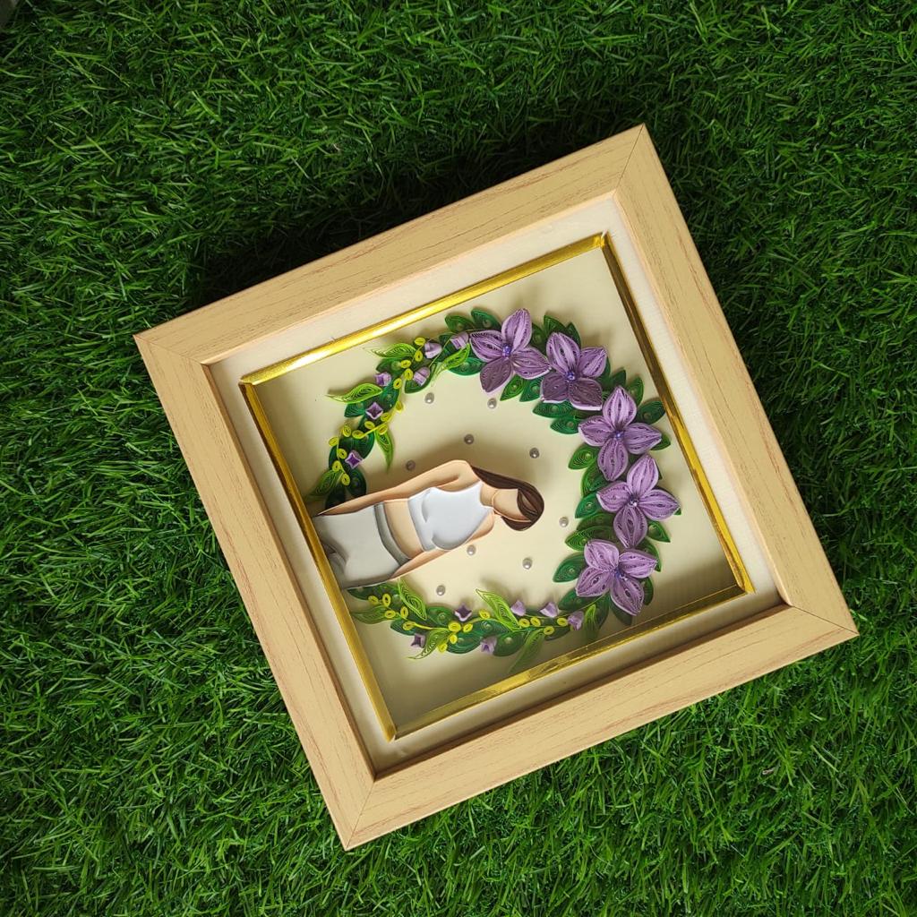 Single Portrait Paper Quilling Frame